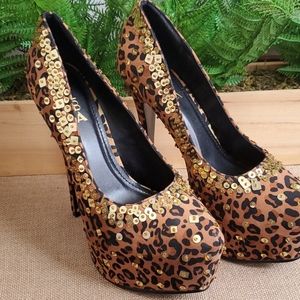 ALBA Cheetah Print Heels